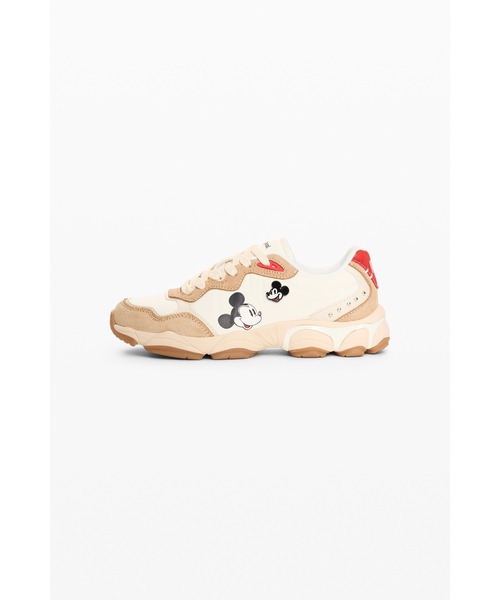 Desigual(デシグアル)の「Mickey mouse chunky sneaker / ミッキーマウスチャンキースニーカー(スニーカー・レディース・ホワイト・41/39/38/40)」の5枚目の写真