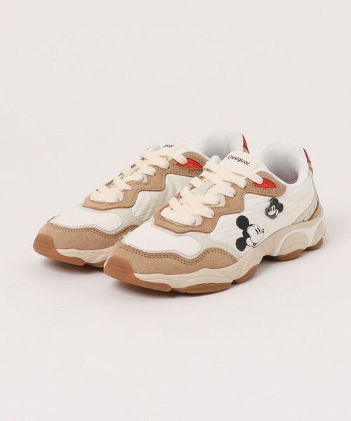 Desigual(デシグアル)の「Mickey mouse chunky sneaker / ミッキーマウスチャンキースニーカー(スニーカー・レディース・ホワイト・41/39/38/40)」の6枚目の写真