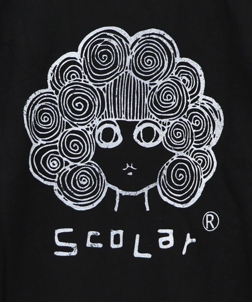 ScoLar(スカラー)の「163653:2WAYバイカラー裏毛プルパーカー(パーカー・レディース・ブラック/オレンジ/パープル・M)」の16枚目の写真