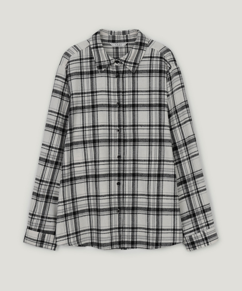 TWEE(トゥウィー)の「リアルチェックオーバーサイズ長袖シャツ(シャツ/ブラウス・レディース・ピンク/ブルー/アイボリー・FREE)」の7枚目の写真