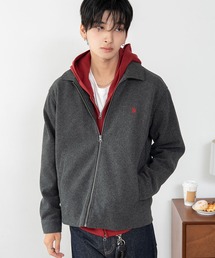U.S. POLO ASSN.（ユーエスポロアッスン）の「∴WEGO/【26年秋冬新作】U.S.POLO ASSN.ZIPブルゾン（ピーコート）」