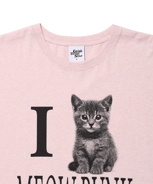 Cavish（カビシ）の「I LOVE MEOW PUNK LS TEE PINK(CV2GFFT559A)（Tシャツ/カットソー・レディース・ピンク・MEDIUM/SMALL）」の5枚目の写真