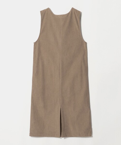 A DAY IN THE LIFE UNITED ARROWS（アデイインザライフユナイテッドアローズ）の「コーデュロイ キーネック ジャンパースカート ＜A DAY IN THE LIFE＞（ワンピース・レディース・ネイビー/ダークグレー/オフホワイト/ブラウン系・FREE）」の5枚目の写真