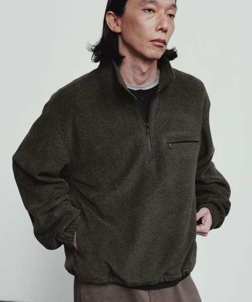 BLANKROOM（ブランクルーム）の「ノーブルヘンリーネックTシャツ_BLACK（Tシャツ/カットソー・メンズ・その他・2/3/1）」の6枚目の写真