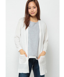 LBC | 12G強撚コットンVネックカーディガン(カーディガン/ボレロ)