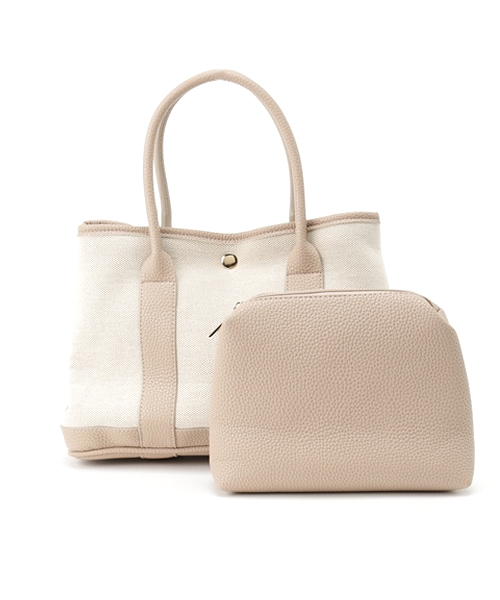 Casper John キャスパージョン の Casper John 本レザー２wayミニキャンバストート トートバッグ Wear