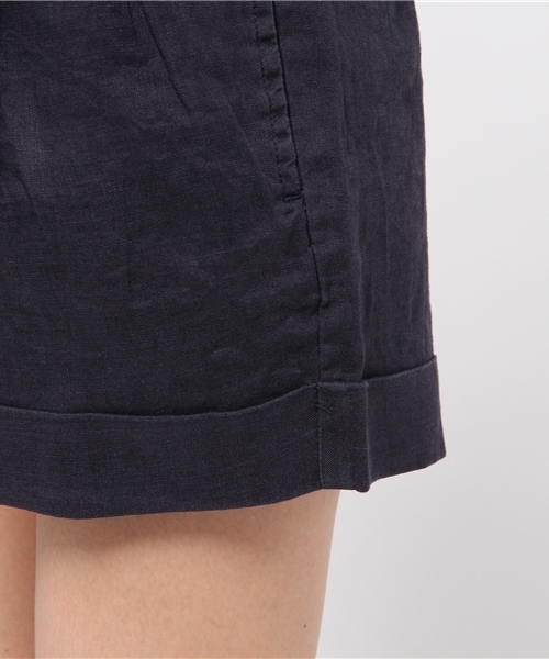 MOUSSY（マウジー）の「TUCK SHORT PT/F（その他パンツ・レディース・ライトベージュ/ネイビー・1/0/2）」の11枚目の写真