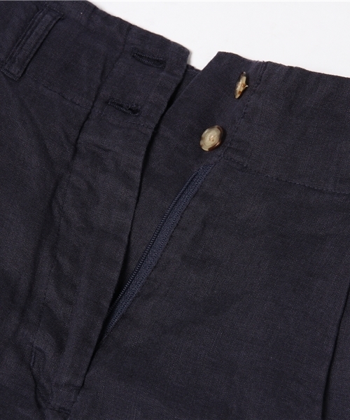 MOUSSY（マウジー）の「TUCK SHORT PT/F（その他パンツ・レディース・ライトベージュ/ネイビー・1/0/2）」の12枚目の写真