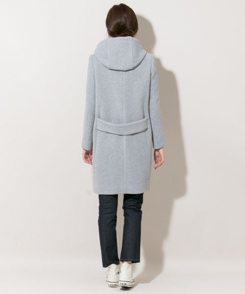 URBAN RESEARCH（アーバンリサーチ）の「UR 2WAYコート（ステンカラーコート・レディース・ライトグレー/オフホワイト/ピンクベージュ/ネイビー・36/38）」の10枚目の写真