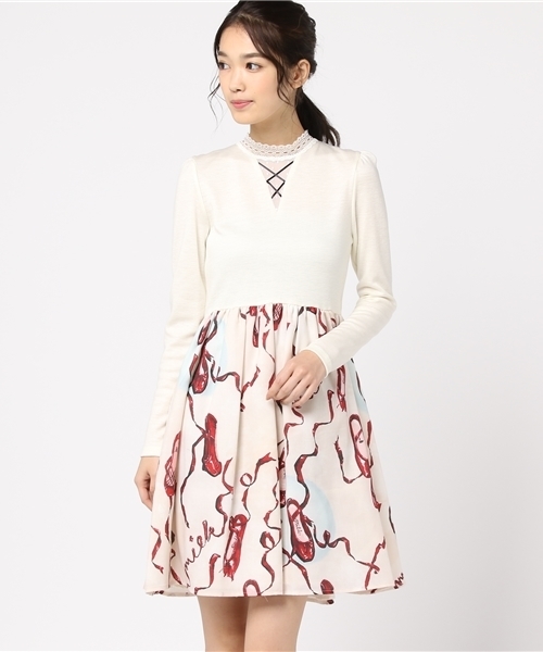 Milk ミルク の レッドシューズ ワンピース ワンピース Wear Milk ミルク の レッドシューズ ワンピース ワンピース Wear