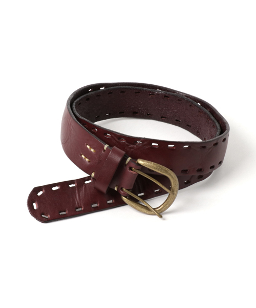 cepo（セポ）の「Ｗピンウォッシュレザーベルト（ベルト・レディース・イエロー/ホワイト/ワインレッド/レッド/ブラウン/キャメル/ベージュ/ブラック/ダークベージュ/ブラック系その他/ブラウン系その他/ワイン/ダークブラウン・FREE）」の12枚目の写真