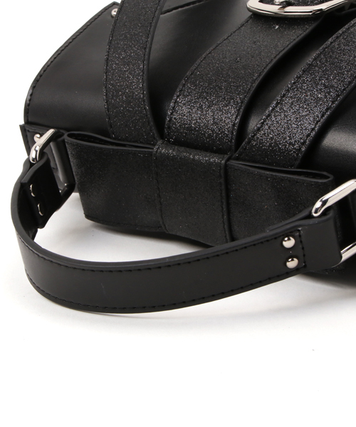 Candy Stripper（キャンディストリッパー）の「MY LITTE CANDY RIBBON HAND BAG（ショルダーバッグ・レディース・ブラック/ピンク/レッド・FREE）」の6枚目の写真