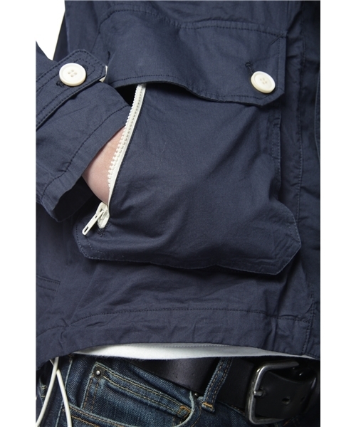 And A（アンドエー）の「テイルアウトブルゾン（ブルゾン・メンズ・シルバーグレー/ベージュ/ネイビー・42/44）」の8枚目の写真