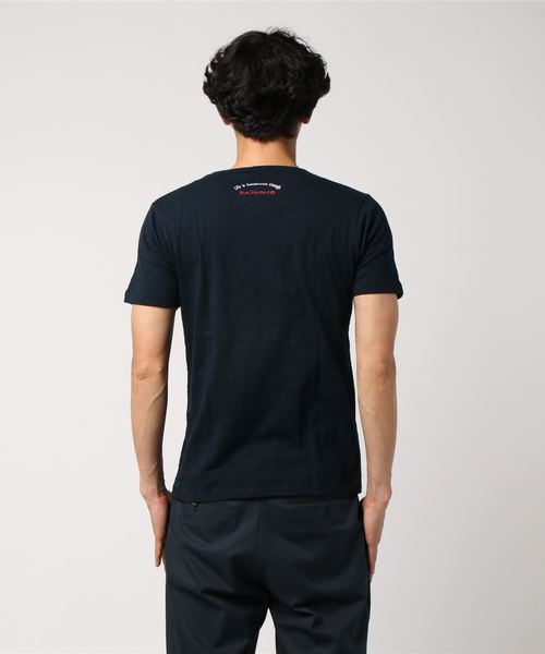 Blue Standard (ブルースタンダード)の「ペンギンプリントポケットTシャツ(Tシャツ/カットソー・メンズ・その他2/その他3/ネイビー/その他5/その他1/その他8/その他6/グレー/その他7/その他4・MEDIUM/LARGE/SMALL/X-LARGE)」の12枚目の写真