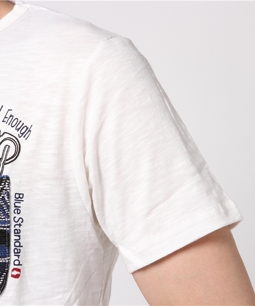 Blue Standard (ブルースタンダード)の「ペンギンプリントポケットTシャツ(Tシャツ/カットソー・メンズ・その他2/その他3/ネイビー/その他5/その他1/その他8/その他6/グレー/その他7/その他4・MEDIUM/LARGE/SMALL/X-LARGE)」の14枚目の写真