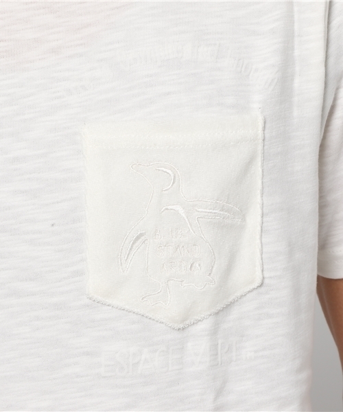 Blue Standard (ブルースタンダード)の「ペンギンプリントポケットTシャツ(Tシャツ/カットソー・メンズ・その他2/その他3/ネイビー/その他5/その他1/その他8/その他6/グレー/その他7/その他4・MEDIUM/LARGE/SMALL/X-LARGE)」の18枚目の写真