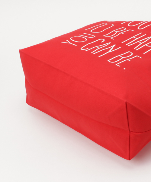 WEGO(ウィゴー)の「WEGO/ペンシルロゴトートバッグ(トートバッグ・メンズ・オレンジ/ブラック/ホワイト/レッド/ピンク/ターコイズブルー/ライトピンク・FREE)」の9枚目の写真