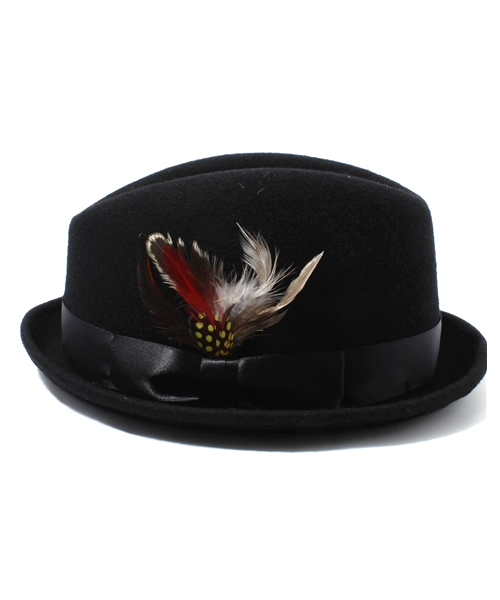 CIAOPANIC（チャオパニック）の「フェルトポンブルグHAT（ハット・メンズ・レッド/ブラック・FREE）」の3枚目の写真