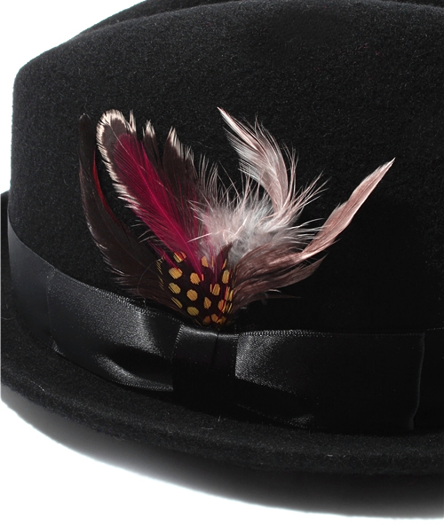 CIAOPANIC（チャオパニック）の「フェルトポンブルグHAT（ハット・メンズ・レッド/ブラック・FREE）」の4枚目の写真