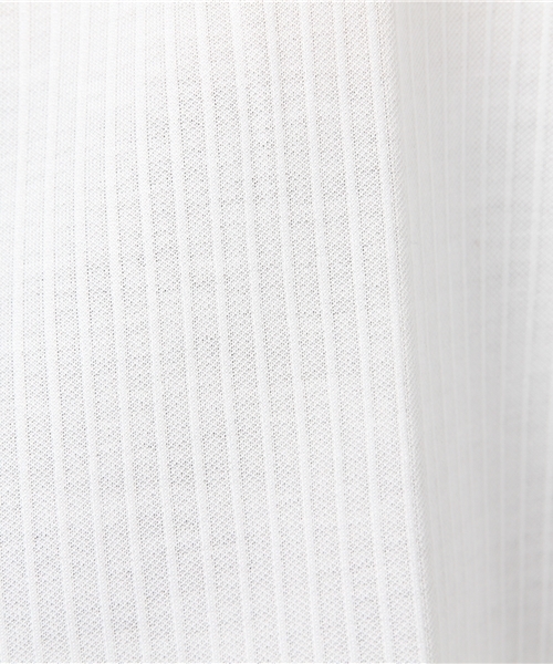 un dix cors（アンディコール）の「シャドーストライプドルマンプルオーバー（Tシャツ/カットソー・レディース・ホワイト/ベージュ/ネイビー・ﾌﾘ-）」の13枚目の写真