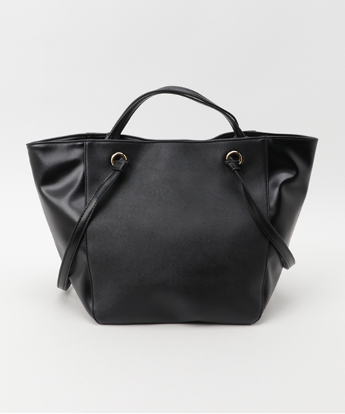 COOCO（クーコ）の「COOCO クーコ 3WAY ハンドル トートバッグ（トートバッグ・レディース・ベージュ/ブラック/オフホワイト・FREE）」の3枚目の写真