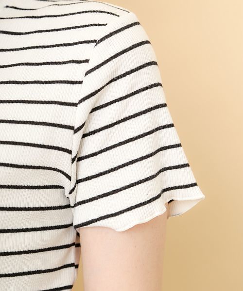 OLIVE des OLIVE（オリーブデオリーブ）の「プチハイネックT（Tシャツ/カットソー・レディース・レンガ/ブラック/その他/オフホワイト・FREE）」の6枚目の写真