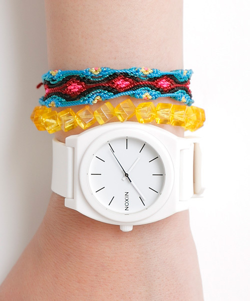 NIXON(ニクソン)の「THE TIME TELLER P(アナログ腕時計・メンズ・グレー系その他/グリーン系その他/ブルー系その他/イエロー系その他/その他1/ミント/グリーン/イエロー/オレンジ/ホワイト/パープル・FREE)」の2枚目の写真