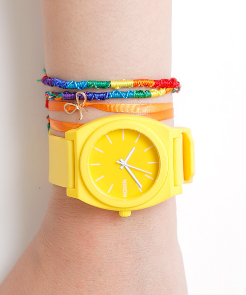 NIXON(ニクソン)の「THE TIME TELLER P(アナログ腕時計・メンズ・グレー系その他/グリーン系その他/ブルー系その他/イエロー系その他/その他1/ミント/グリーン/イエロー/オレンジ/ホワイト/パープル・FREE)」の8枚目の写真