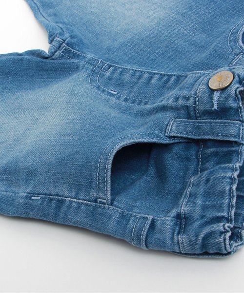 BREEZE（ブリーズ）の「デザインデニムパンツ 8.5分丈（デニムパンツ・キッズ・ネイビー/サックスブルー・100/110/120/130/140/80/90/95）」の6枚目の写真