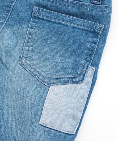 BREEZE（ブリーズ）の「デザインデニムパンツ 8.5分丈（デニムパンツ・キッズ・ネイビー/サックスブルー・100/110/120/130/140/80/90/95）」の8枚目の写真