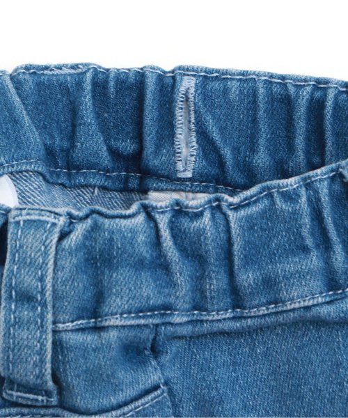 BREEZE（ブリーズ）の「デザインデニムパンツ 8.5分丈（デニムパンツ・キッズ・ネイビー/サックスブルー・100/110/120/130/140/80/90/95）」の11枚目の写真