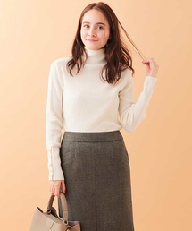 OFUON le MK | 袖ボタンリブニット(ニット/セーター)