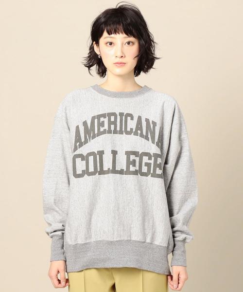AMERICANA ビッグシルエット スウェット