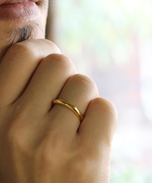 YArKA（ヤーカ）の「【YArKA/ヤーカ】silver925 7surface ring [nanaes]/シルバー925 7面デザインリング（リング・メンズ・ブラック/シルバー/ゴールド・#11/#13/#15/#9/#17/#19/#21/#23）」の6枚目の写真