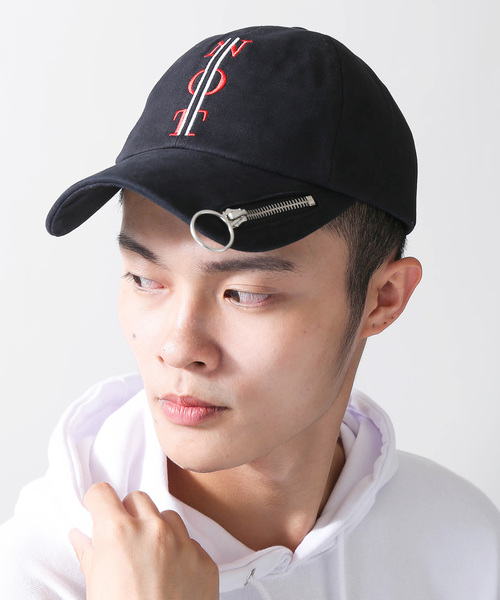 WEGO（ウィゴー）の「WEGO/ZIPロゴキャップ（キャップ・レディース・ホワイト/ブラック・FREE）」の6枚目の写真