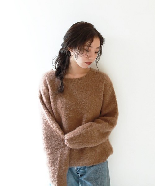 TODAYFUL（トゥデイフル）の「モヘアタイニット（ニット/セーター・レディース・ベージュ/レッド系その他・FREE）」の10枚目の写真