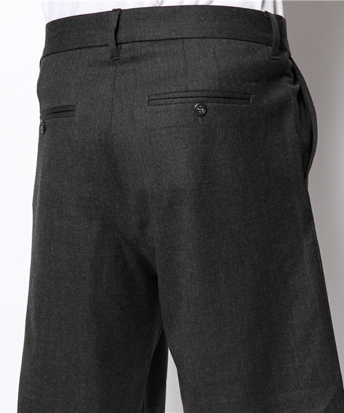 603（ロクマルサン）の「603 ウールスリータックショートパンツ（その他パンツ・メンズ・ダークグレー・40）」の4枚目の写真