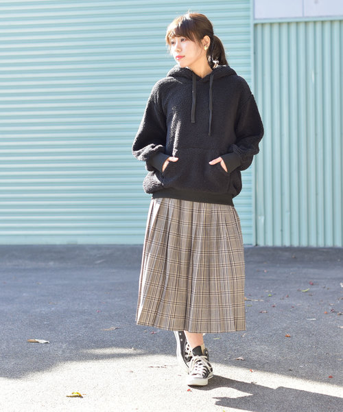 rps（アールピーエス）の「ボアパーカー（パーカー・レディース・ブラック/ブラウン/アイボリー/グレイッシュベージュ・M）」の10枚目の写真