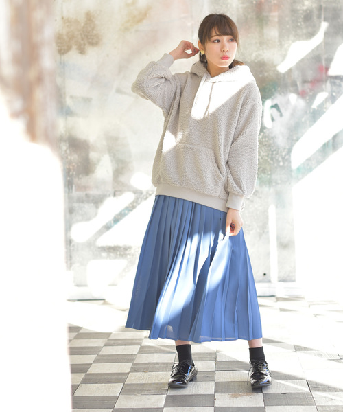 rps（アールピーエス）の「ボアパーカー（パーカー・レディース・ブラック/ブラウン/アイボリー/グレイッシュベージュ・M）」の14枚目の写真