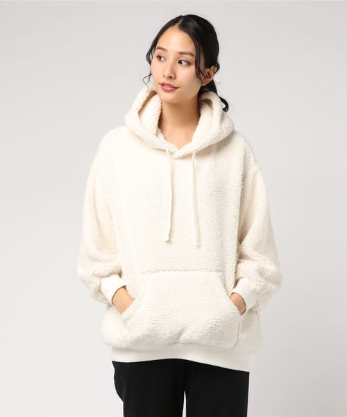 rps（アールピーエス）の「ボアパーカー（パーカー・レディース・ブラック/ブラウン/アイボリー/グレイッシュベージュ・M）」の5枚目の写真