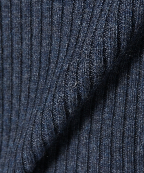 BEAMS PLUS（ビームスプラス）の「□BEAMS PLUS / リブ タートルネック ニット（ニット/セーター・メンズ・グレー/ベージュ/ネイビー・SMALL/MEDIUM/LARGE/X-LARGE）」の8枚目の写真