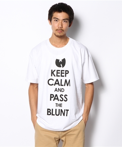 Manhattan Records(マンハッタン レコーズ)の「Rock Smith / Keep Calm Tee(Tシャツ/カットソー・メンズ・ブラック/ホワイト・LARGE/MEDIUM/SMALL/X-LARGE)」の2枚目の写真