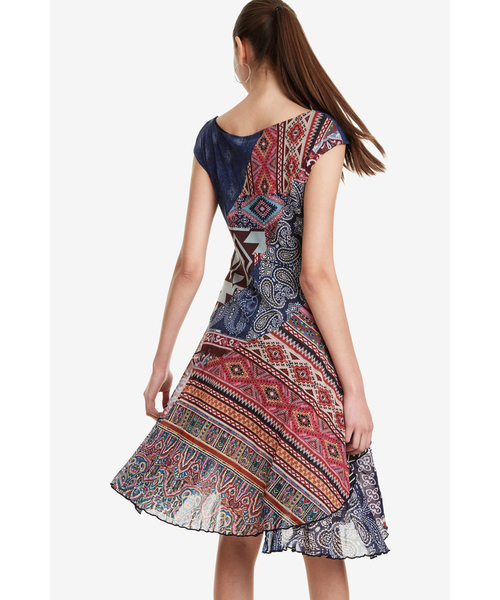 Desigual(デシグアル)の「パッチワークワンピース RASHA(ワンピース・レディース・マルチ・2L/SS/S/M/L)」の5枚目の写真