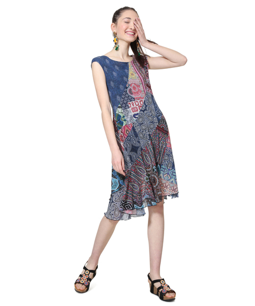 Desigual(デシグアル)の「パッチワークワンピース RASHA(ワンピース・レディース・マルチ・2L/SS/S/M/L)」の8枚目の写真