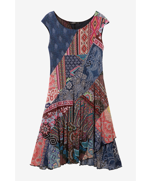 Desigual(デシグアル)の「パッチワークワンピース RASHA(ワンピース・レディース・マルチ・2L/SS/S/M/L)」の11枚目の写真