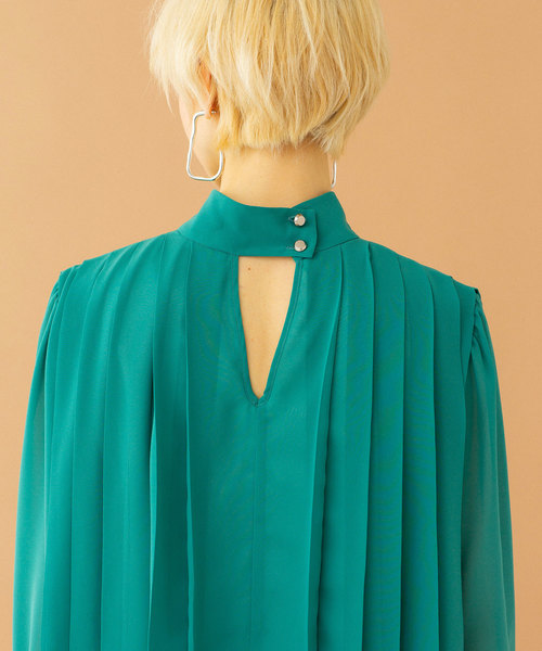 UNITED TOKYO（ユナイテッドトウキョウ）の「プリーツブラウス（シャツ/ブラウス・レディース・グリーン/ピンク/ブラック/ブルー/アイボリー・1）」の15枚目の写真