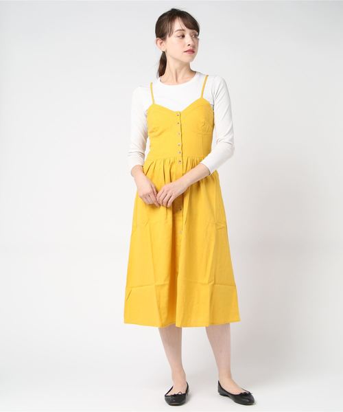 Rollas ワンピース ドレス ローラス Eve キャミソールリネンワンピース Linen Dress キャミソールリネンワンピース Eve Rolla S ローラス のファッション Ro ワンピース 安い購入 海外限定