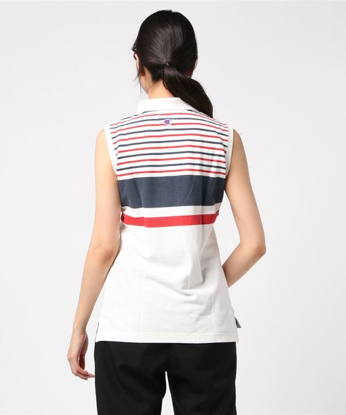 Champion Golf(チャンピオンゴルフ)の「【Champion/チャンピオン】レディース GOLF ポロシャツ(ポロシャツ・レディース・イエロー/ネイビー/ピンク・MEDIUM/LARGE)」の5枚目の写真