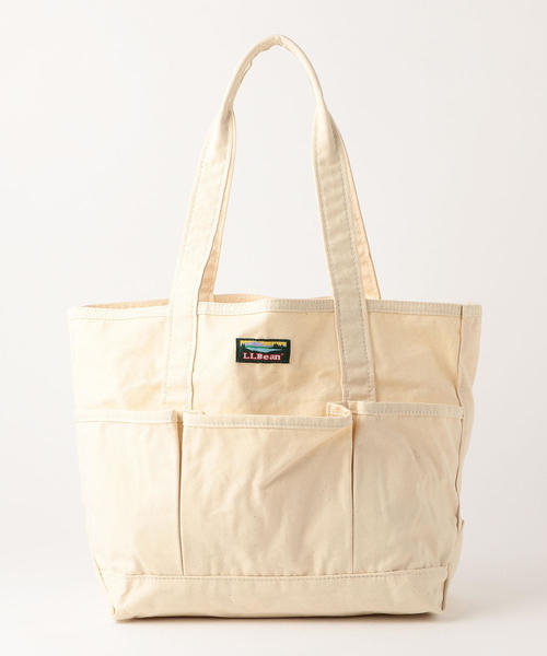 green label relaxing（グリーンレーベルリラクシング）の「[別注]L.L.Bean×GLR SC PVC MID トートバッグ（トートバッグ・レディース・ネイビー/オフホワイト/オリーブ・FREE）」の7枚目の写真