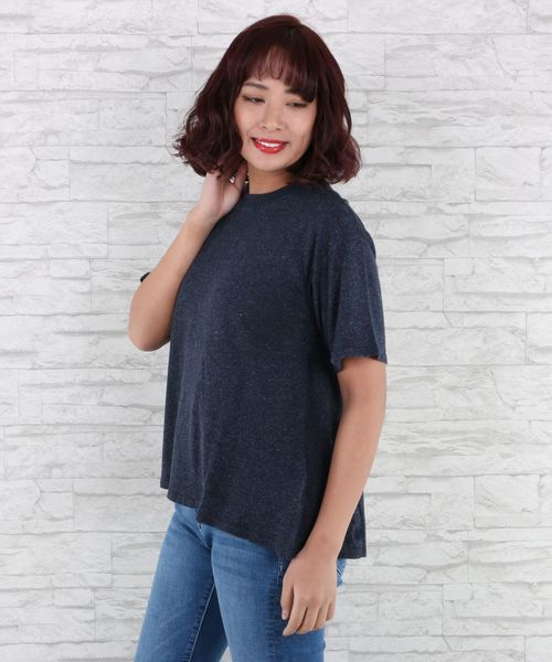 sabstreet my standard（サブストリートマイスタンダード）の「裾刺繍ブラウス挟み込みニットトップス【大きいサイズ対応】【9号(M)～15号(3L)】（ニット/セーター・レディース・ネイビー/ベージュ/ブルー・9号/15号）」の2枚目の写真